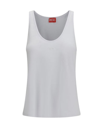 Diesel White Cotton Top