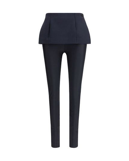 Diesel Black Polyester Casual Pants