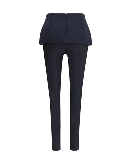 Diesel Black Polyester Casual Pants