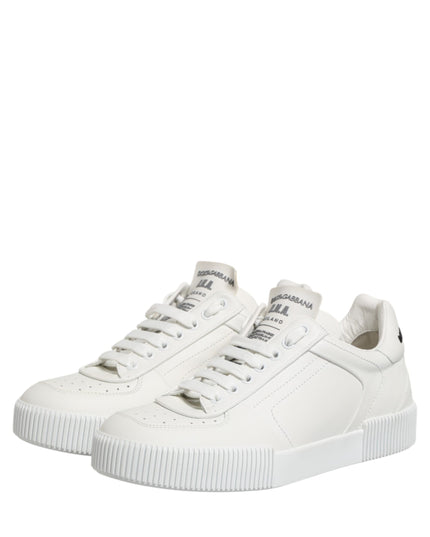 Dolce & Gabbana MIAMI Calf Low Top Men Sneakers  White