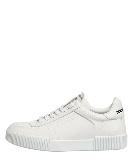 Dolce & Gabbana MIAMI Calf Low Top Men Sneakers  White