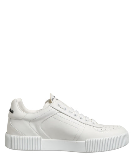 Dolce & Gabbana MIAMI Calf Low Top Men Sneakers  White