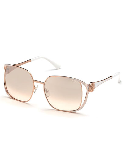 Guess Rose Gold Metal Sunglasses