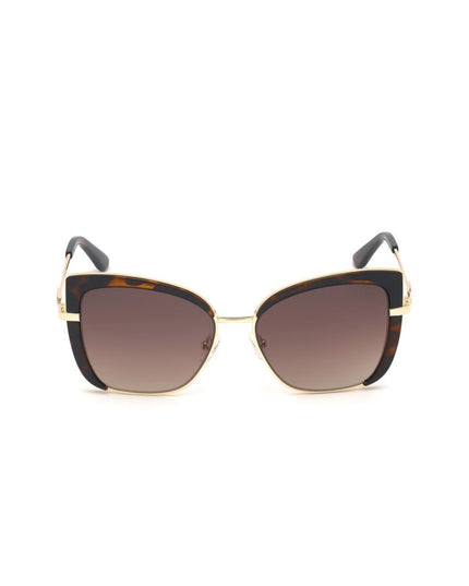 Guess Brown Metal Sunglasses