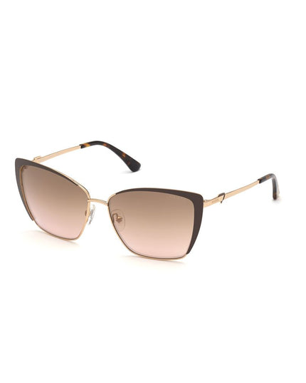 Guess Brown Metal Sunglasses