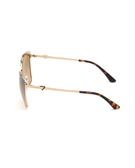 Guess Brown Metal Sunglasses
