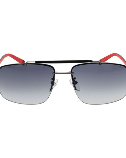 Fila Gray Stainless Steel Sunglasses