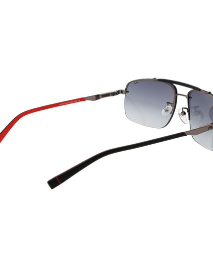 Fila Gray Stainless Steel Sunglasses