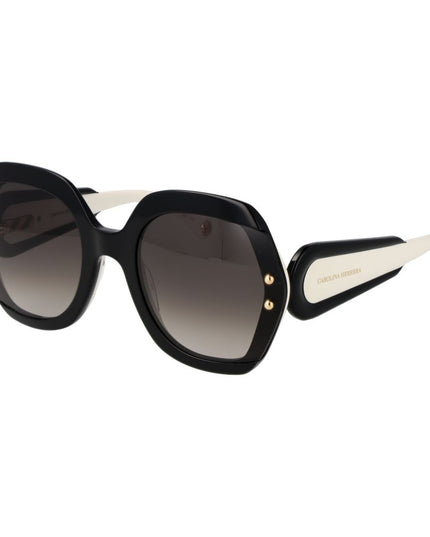 Carolina Herrera Black Acetate Sunglasses