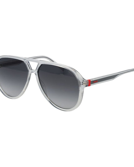Hugo Boss Gray Stainless Steel Sunglasses