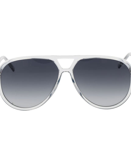 Hugo Boss Gray Stainless Steel Sunglasses