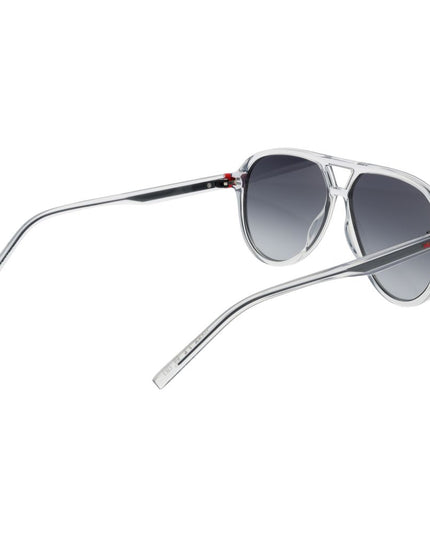 Hugo Boss Gray Stainless Steel Sunglasses