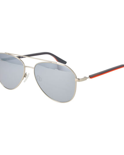 Converse Silver Rubber Sunglasses