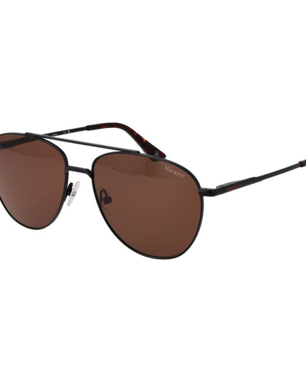 Hackett Black Metal Sunglasses