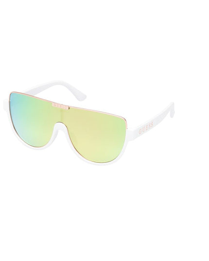 Guess White Resin Sunglasses
