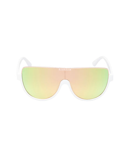 Guess White Resin Sunglasses