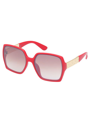 Guess Red Resin Sunglasses