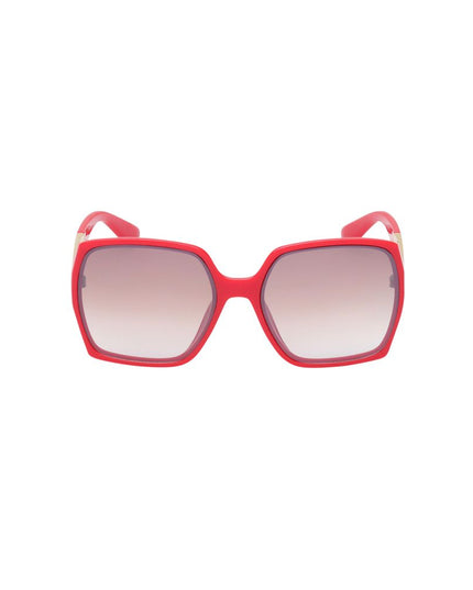 Guess Red Resin Sunglasses