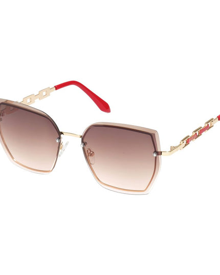 Guess Gold Metal Sunglasses
