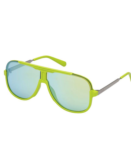 Guess Green Resin Sunglasses