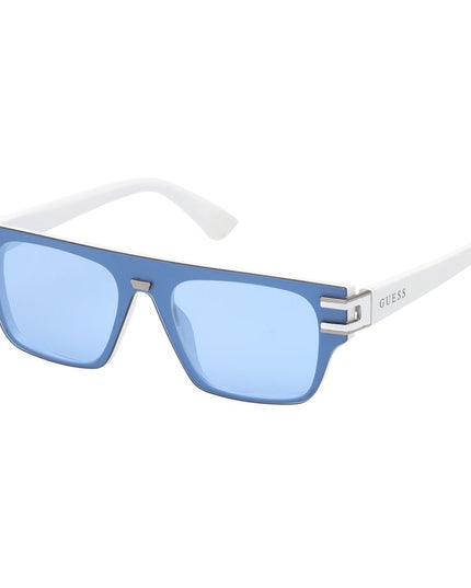 Guess White Resin Sunglasses