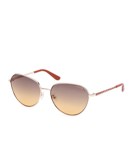 Guess Gold Metal Sunglasses