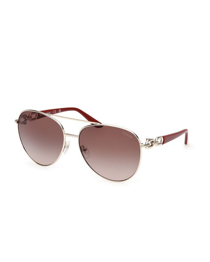 Guess Gold Metal Sunglasses