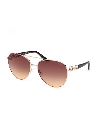 Guess Gold Metal Sunglasses
