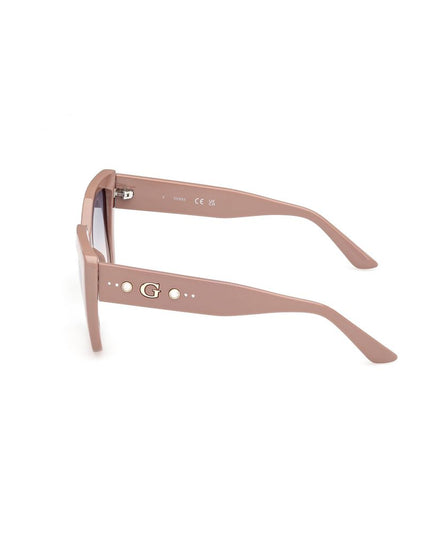 Guess Beige Resin Sunglasses