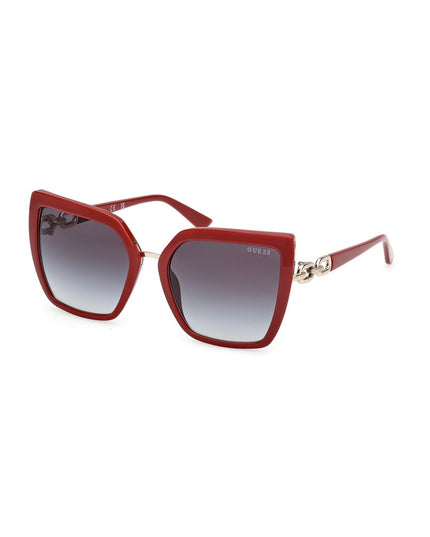Guess Red Resin Sunglasses
