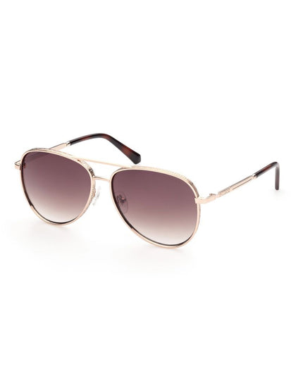 Guess Gold Metal Sunglasses