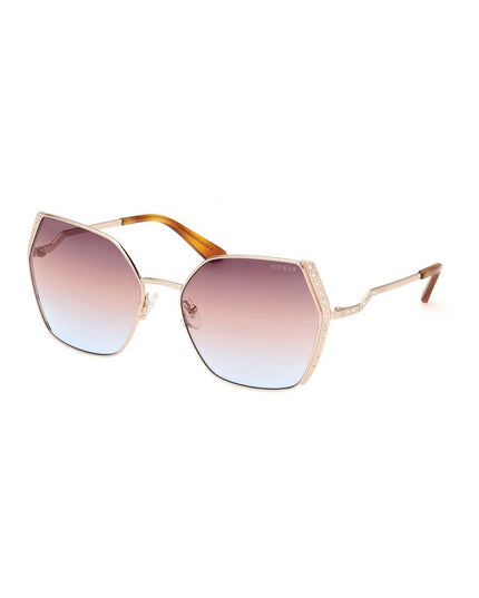 Guess Gold Metal Sunglasses