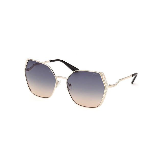 Guess Gold Metal Sunglasses
