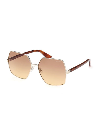 Guess Gold Metal Sunglasses