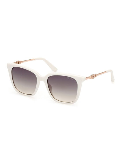 Guess White Resin Sunglasses