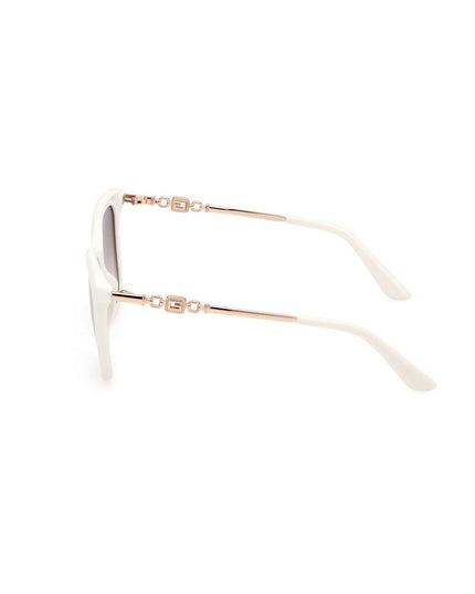 Guess White Resin Sunglasses
