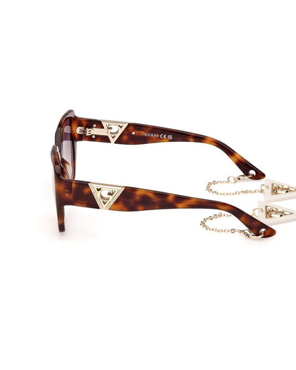 Guess Brown Acetate Sunglasses