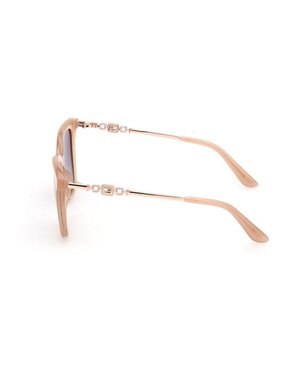 Guess Beige Resin Sunglasses