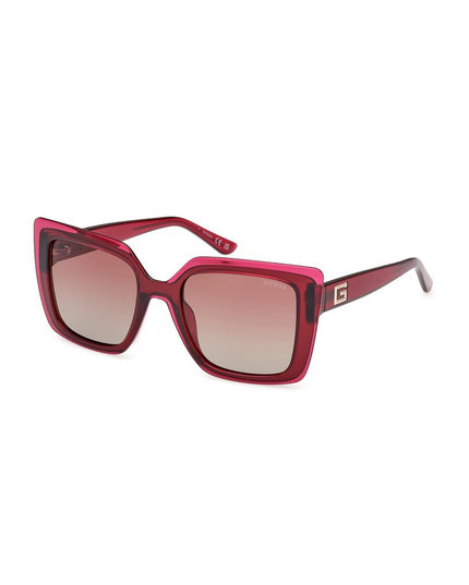 Guess Red Resin Sunglasses