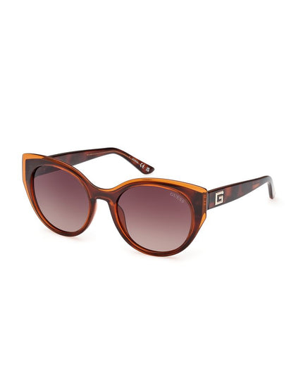 Guess Brown Resin Sunglasses