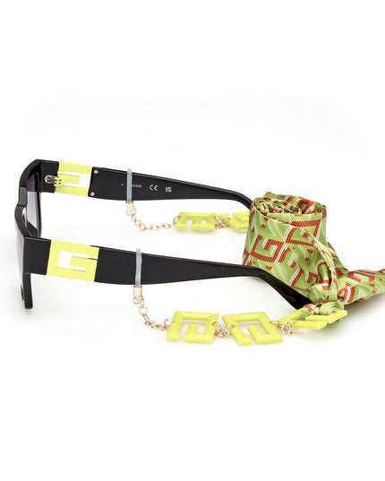 Guess Yellow Resin Sunglasses