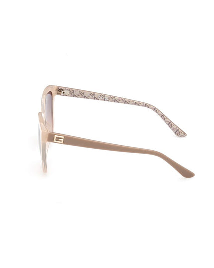 Guess Beige Resin Sunglasses