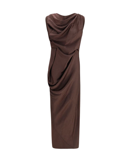 Vivienne Westwood Brown Polyester Cocktail Dress