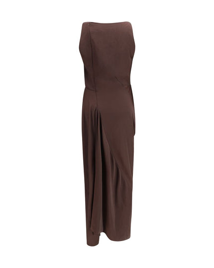 Vivienne Westwood Brown Polyester Cocktail Dress