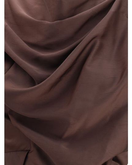 Vivienne Westwood Brown Polyester Cocktail Dress