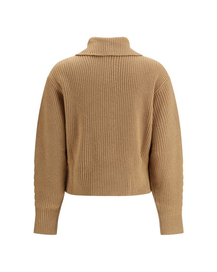 Max Mara Brown Wool Sweatshirt