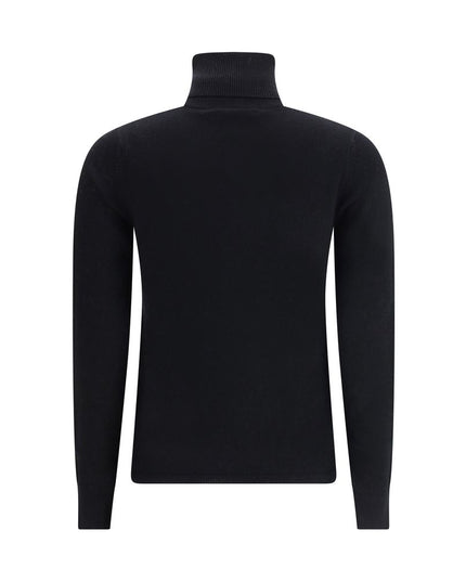 Max Mara Black Wool Turtleneck