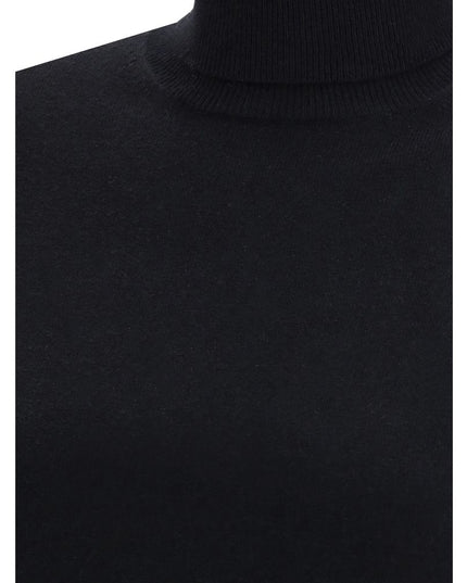 Max Mara Black Wool Turtleneck