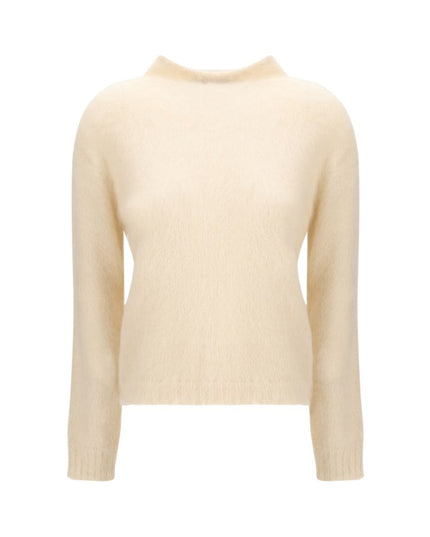 Max Mara Cream Polyamide Sweatshirt