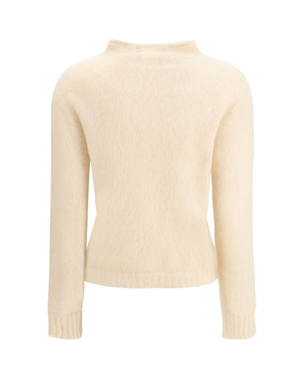 Max Mara Cream Polyamide Sweatshirt